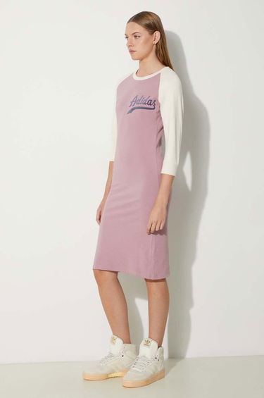 Šaty adidas Performance dresses Fialová | HD9786, 2