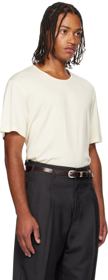 Tričko LEMAIRE LEMAIRE Rib Knit T-Shirt Čierna | TO1109 LJ1016, 4