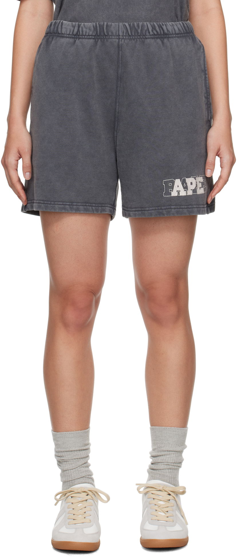 Šortky BAPE Pigment Dyed Sweat Shorts Šedá | 001SPK802002L