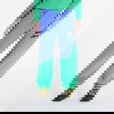 Tepláky The North Face Yinka Ilori x Fleece Pant Solar Blue/ Optic Emerald Zelené | NF0A89GG0IG1, 0