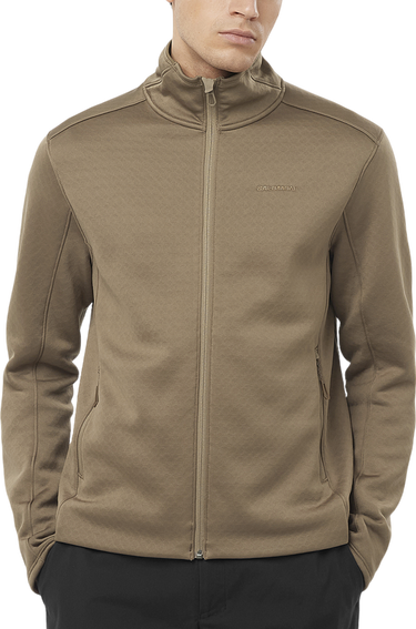 Mikina Salomon Essential Midwarm Full Zip Jacket Zelené | lc2329100, 0