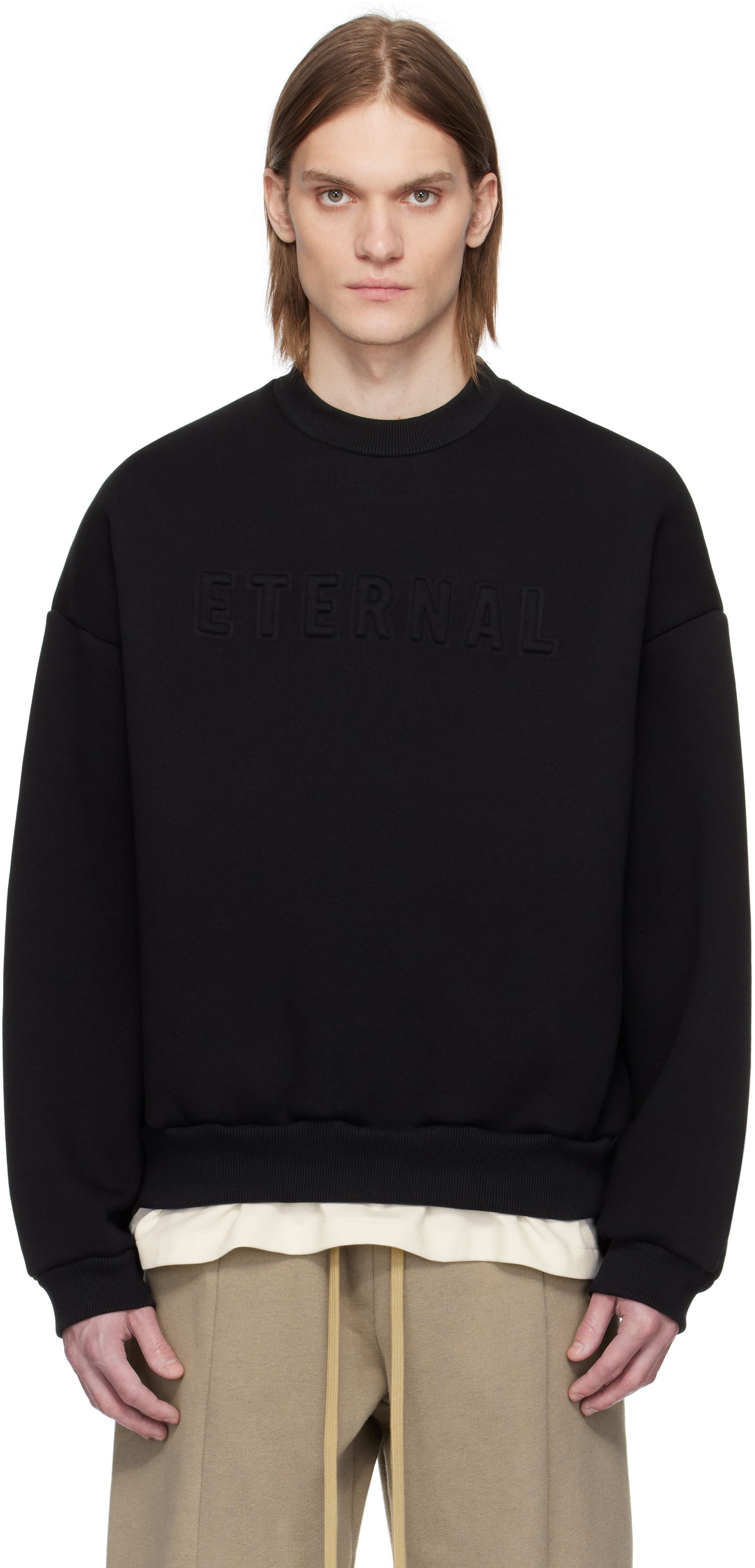 Mikina Fear of God Fear of God 'Eternal' Fleece Sweatshirt Čierna | FGE250-5141FLC, 0