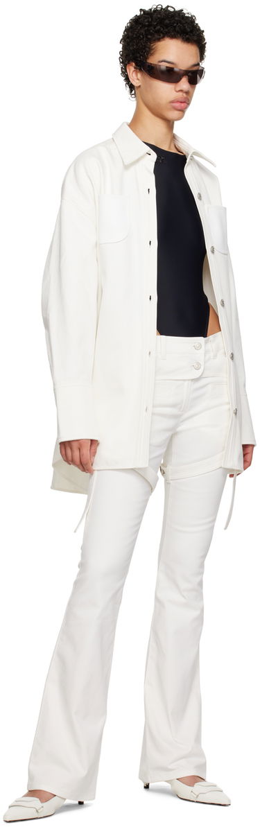 Body Courrèges Courrèges Twist One Shoulder Bodysuit Čierna | 123JBD038PA0043, 4