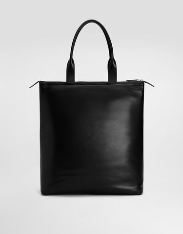 Tote bag Dolce & Gabbana Dolce & Gabbana Calfskin Nappa Leather Shopper Tote Čierna | BM2415AF98480999, 3