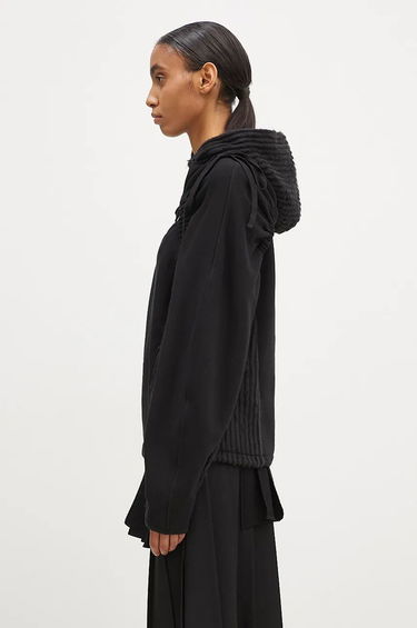 Mikina Andersson Bell Hoodie Shirring Cut Out Čierna | atb1193w, 1