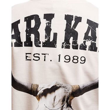 Tričko Karl Kani Small Signature Washed Heavy Jersey Skull Tee Biela | KK6069085, 3