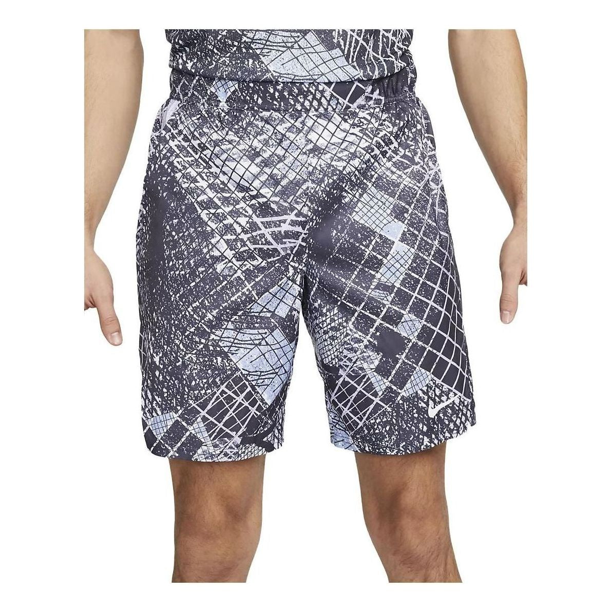 Šortky Nike Victory 9" Printed Tennis Shorts Čierna | DV9115-015, 0