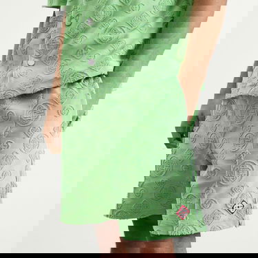 Šortky Casablanca Towelling Monogram Shorts Zelené | M-SP26-JTR-271-01, 5