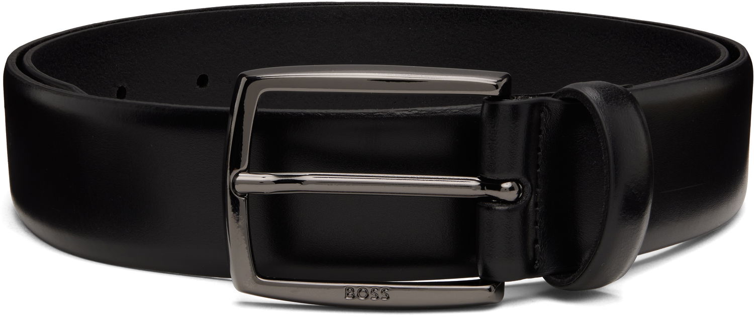 Opasok BOSS BOSS Pin-Buckle Belt Čierna | 50379753, 1