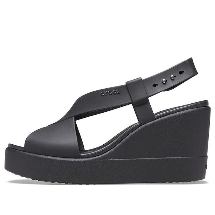 Tenisky a topánky Crocs Crocs Brooklyn Cozy Wedge Sandals Čierna | 206222-060