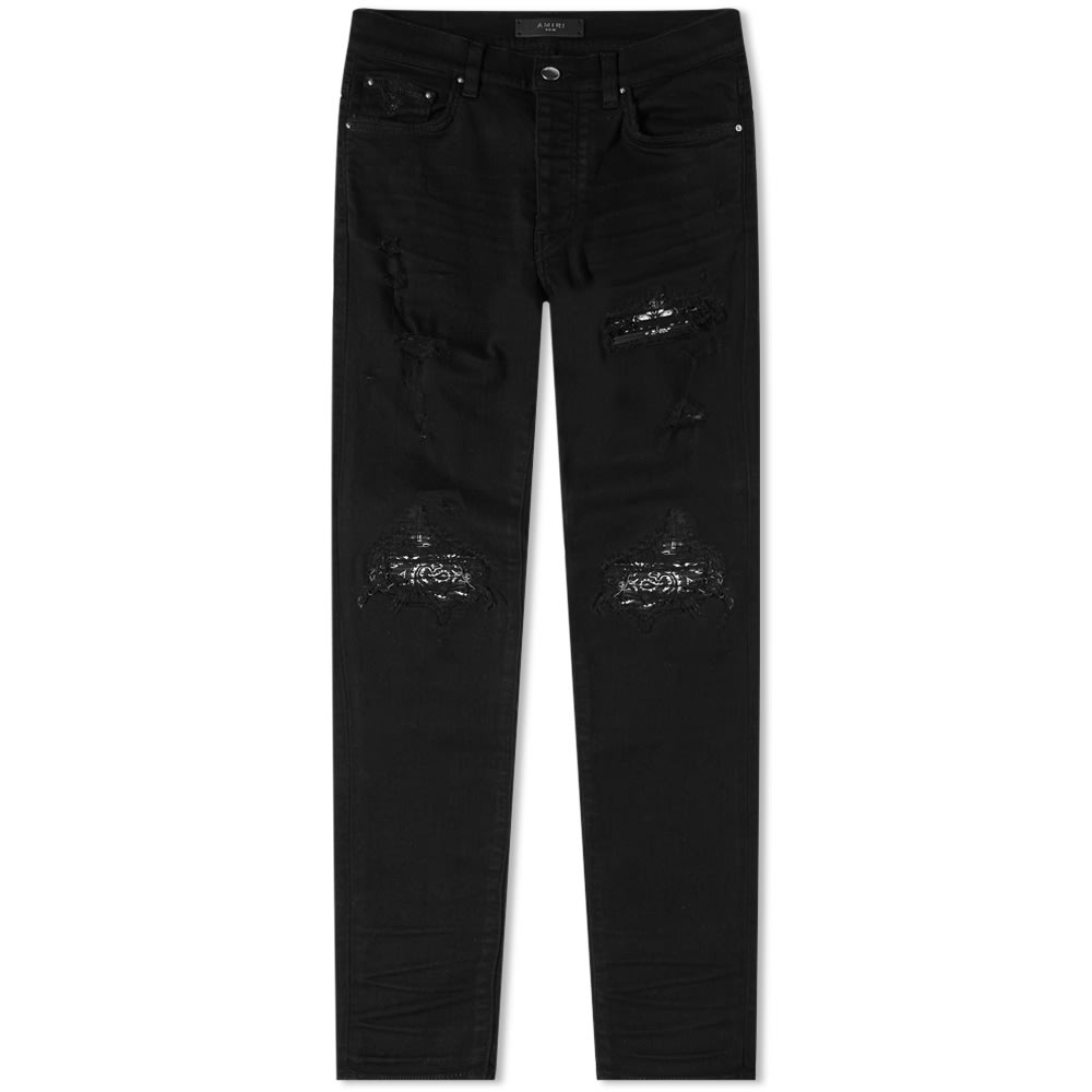 Džínsy AMIRI MX1 Bandana Jeans Čierna | PXMDS154-018, 0