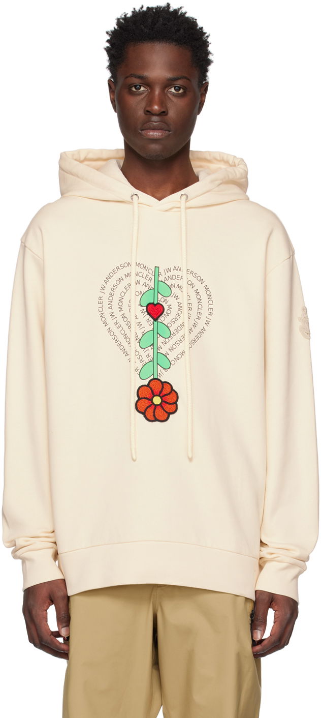 Mikina Moncler x Genius 1 x JW Anderson Hoodie Biela | I109E8G00003M2682, 0
