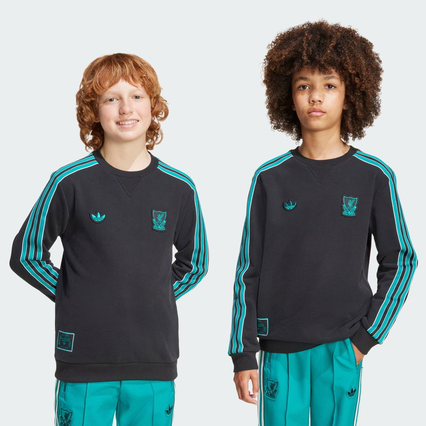 Mikina adidas Performance Liverpool FC Terrace Icons Čierna | KA5582