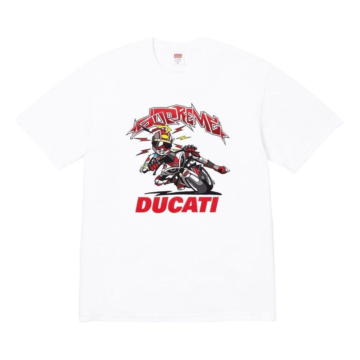 Tričko Supreme Supreme x DUCATI Bike Graphic T-Shirt Biela | SUP-SS24-279, 0