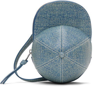 Taška cez rameno JW Anderson JW Anderson Medium Cap Leather Crossbody Bag Modrá | HB0230-LA0362, 0
