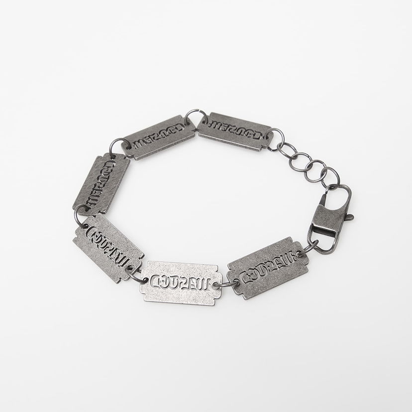 Náramok Wasted Paris Wasted U Sharp Razor Blade Bracelet Šedá | WP_000312