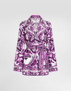 Dolce & Gabbana Majolica-Print Twill Jacket
