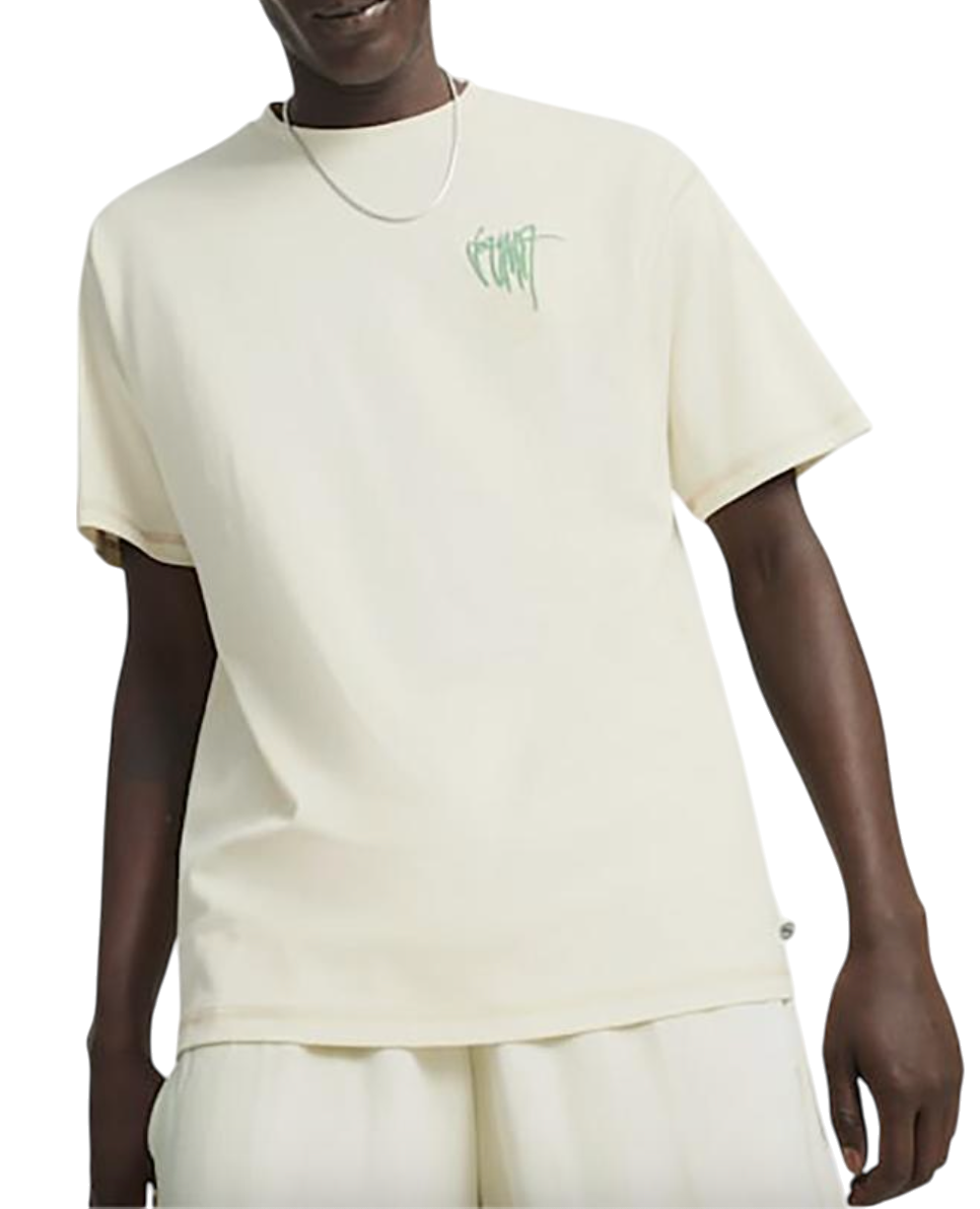 Tričko Puma Puma Downtown RE Collection T-Shirt Béžová | 624402-87, 0