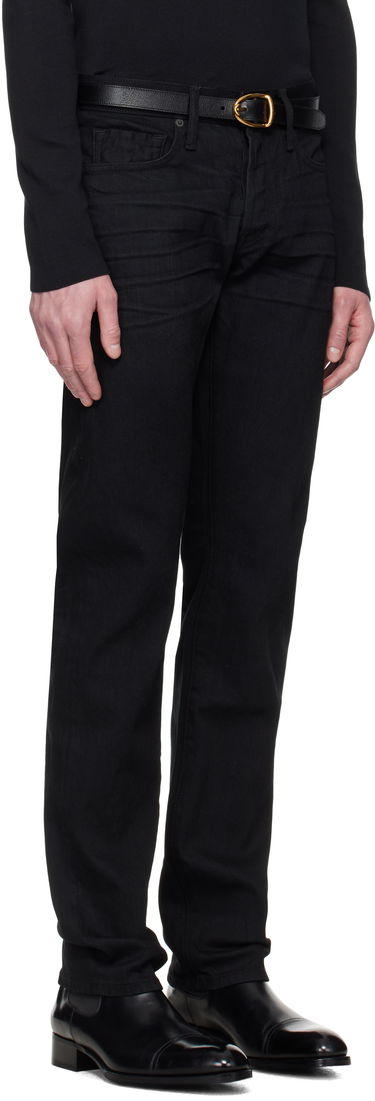 Džínsy Tom Ford TOM FORD Stretch Straight Fit Denim Jeans Čierna | DPH001-DMC005S23, 1