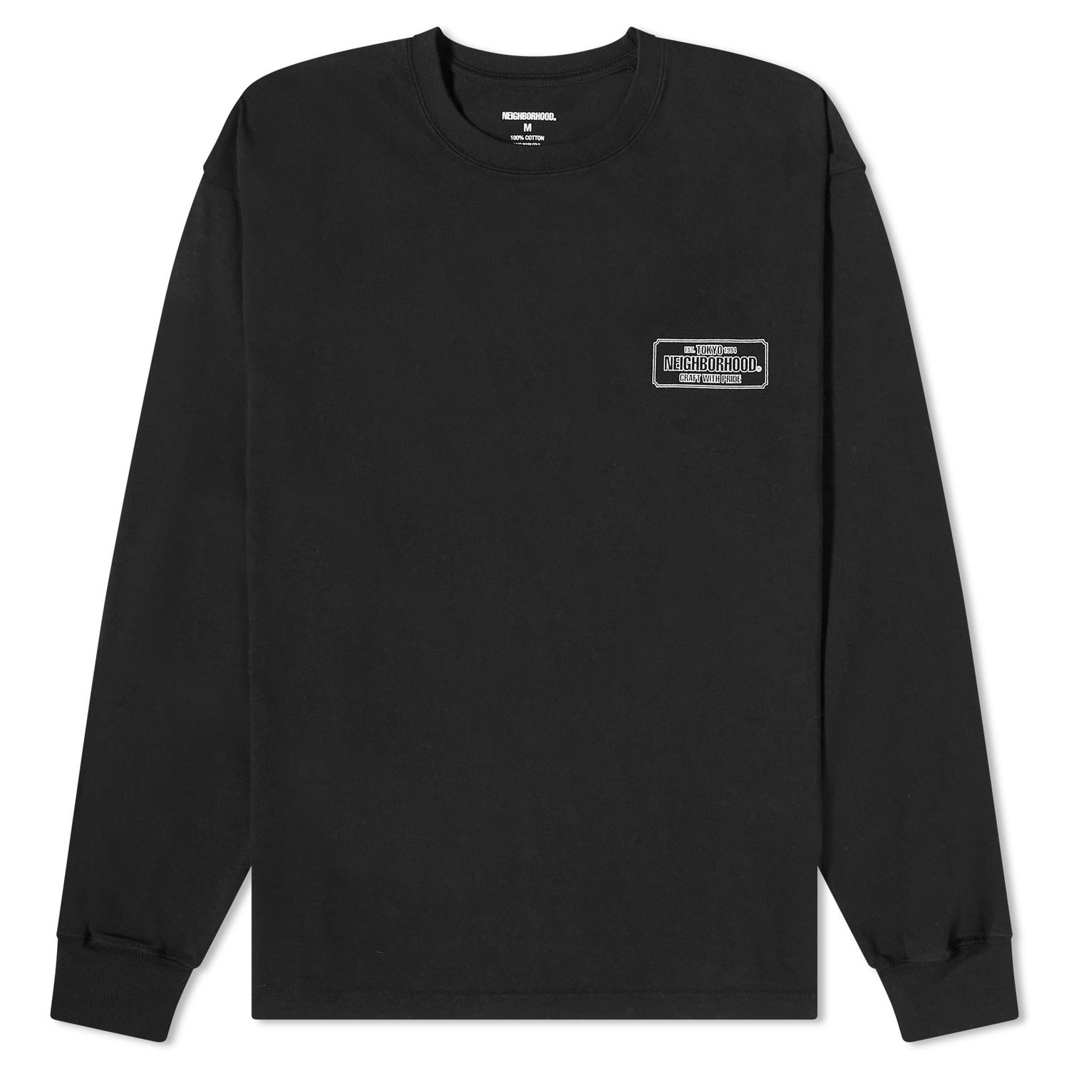 Tričko Neighborhood LS-1 T-Shirt Čierna | 232PCNH-LT01-BK, 0