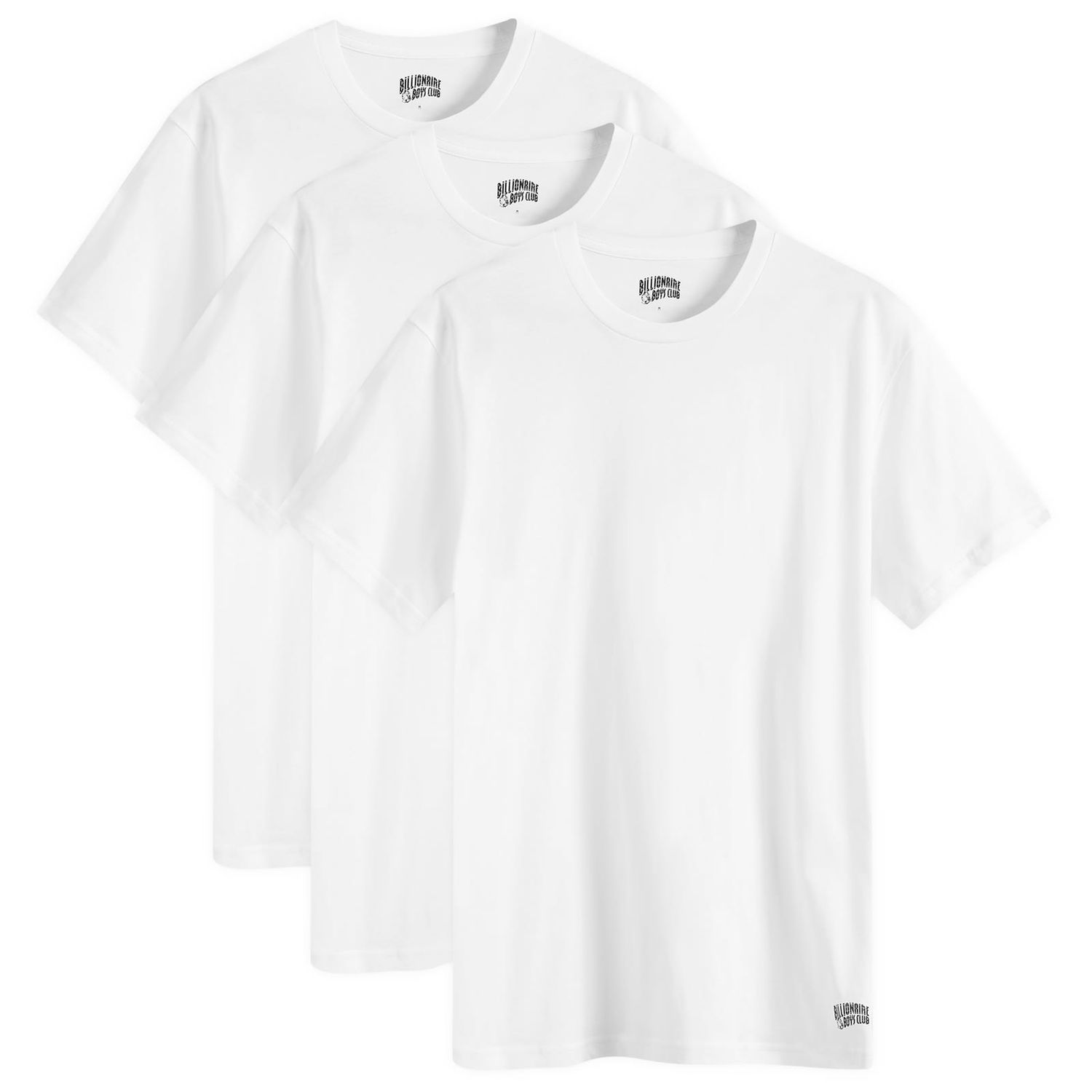Tričko BILLIONAIRE BOYS CLUB 3-Pack T-Shirt Biela | BC022-WHT, 0