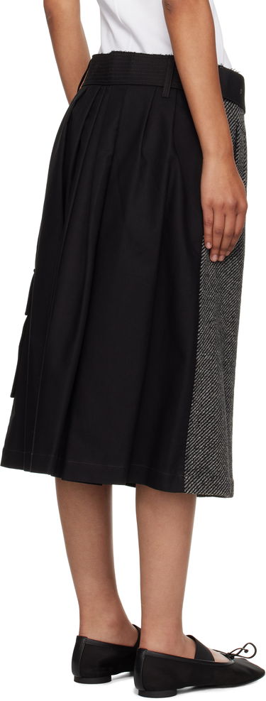 Sukňa Andersson Bell Andersson Bell Whitney Trench Pleated Midi Skirt Čierna | apa848w, 2