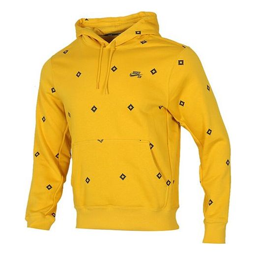Mikina Nike SB SB Icon Printed Hoodie Žltá | BV0881-743, 0
