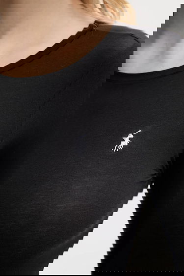 Body Polo by Ralph Lauren Polo Ralph Lauren Long Sleeve Bodysuit Čierna | 4P0490, 3
