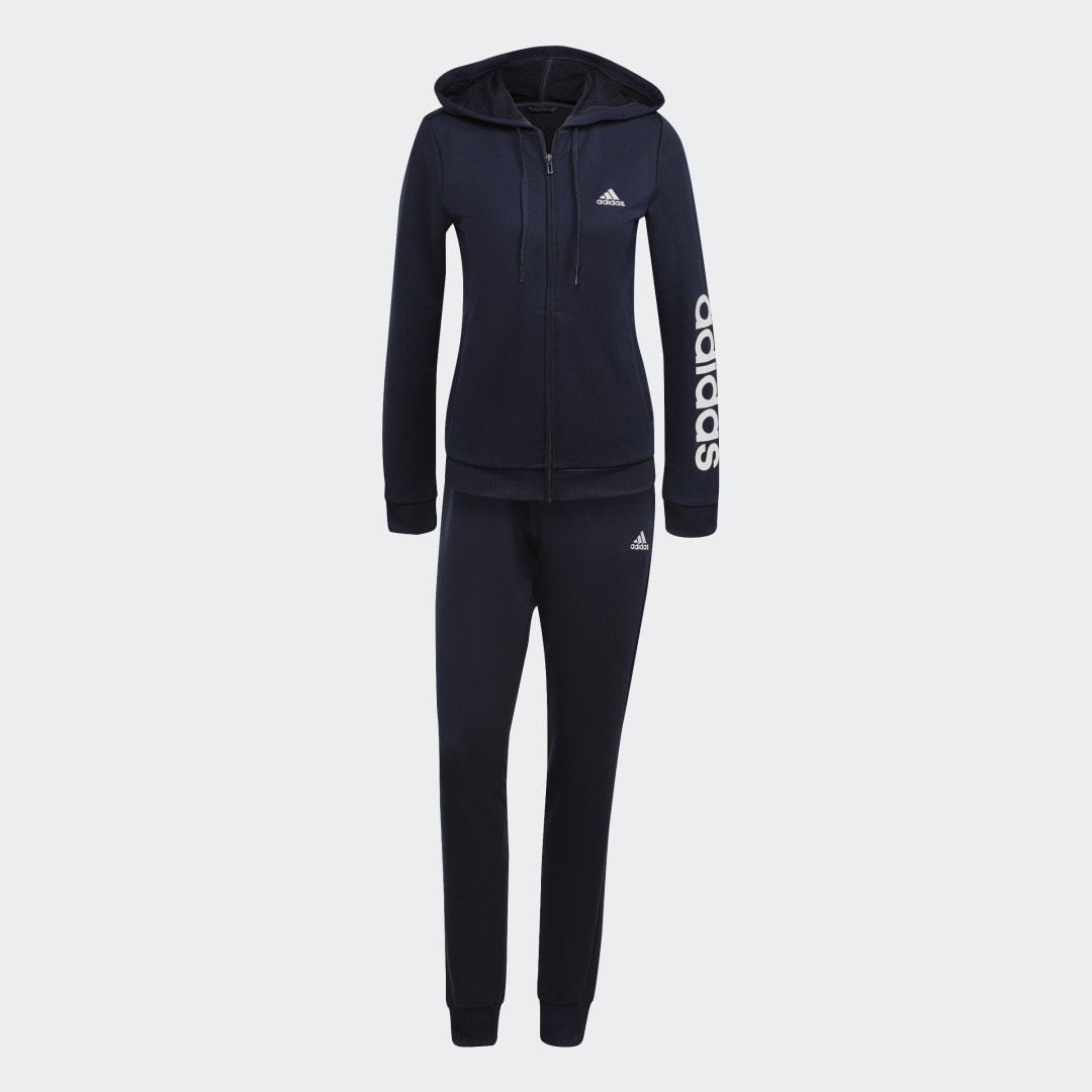 Súprava adidas Performance Essentials Logo French Terry Tracksuit Modrá | H07869, 0