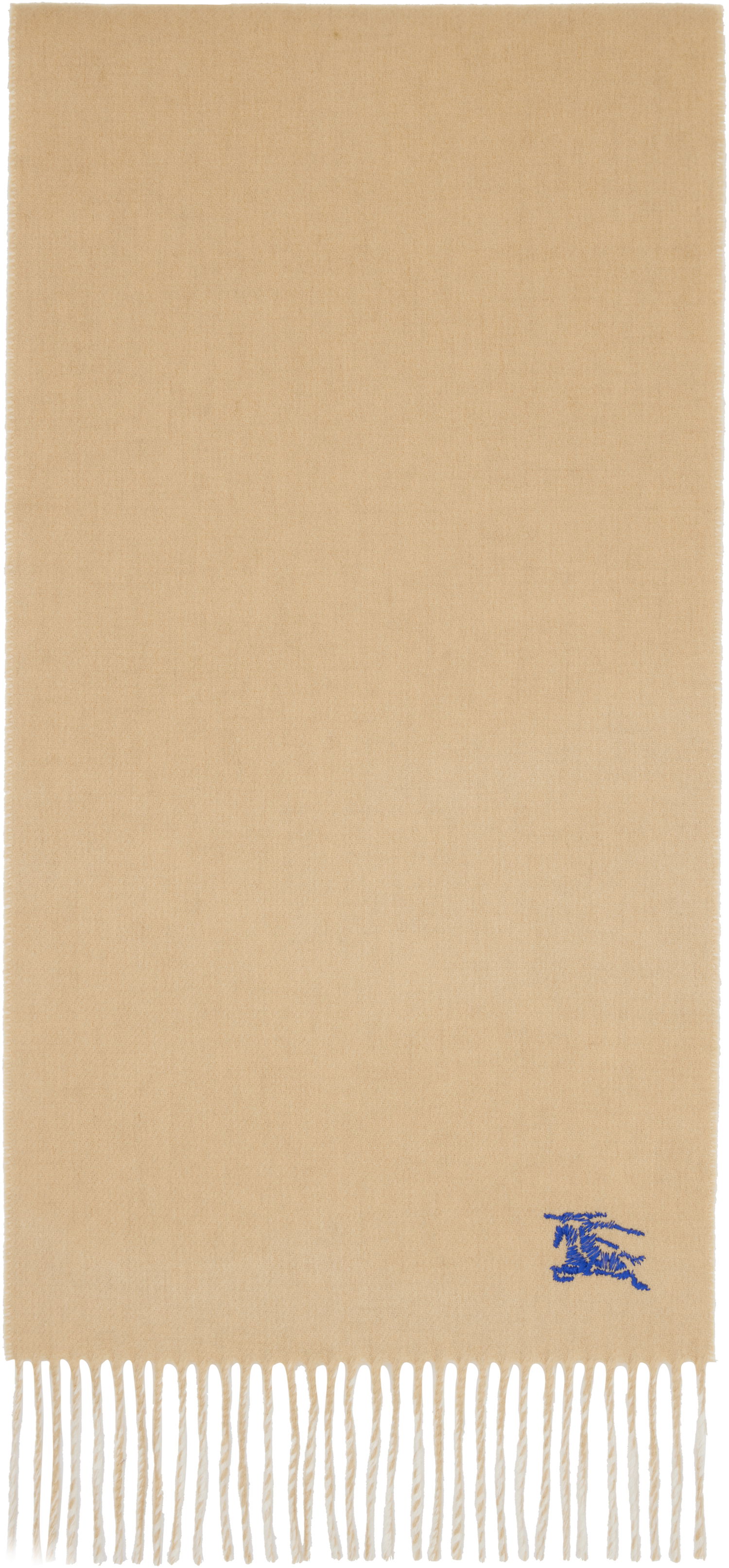 Šál Burberry Burberry Cashmere Scarf with Fringes Béžová | 8110020, 0