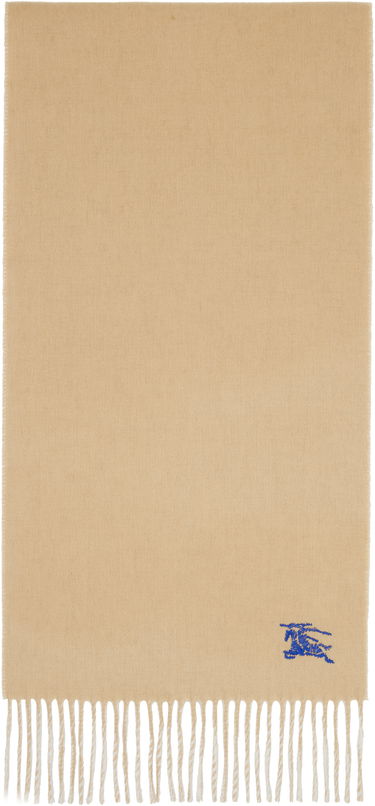 Šál Burberry Burberry Cashmere Scarf with Fringes Béžová | 8110020, 0