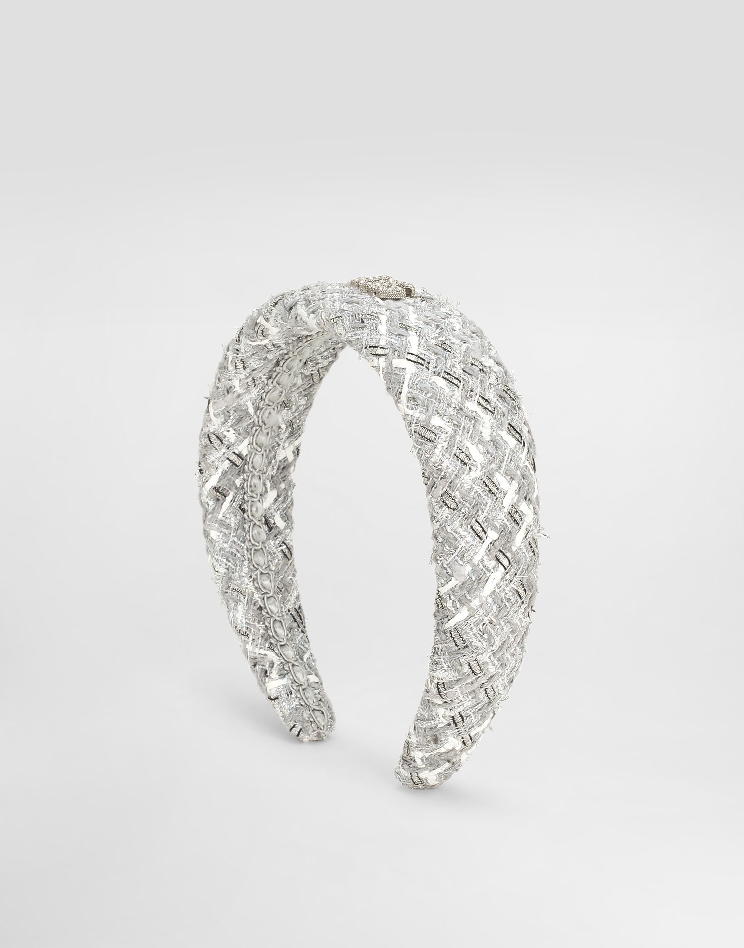 Čiapky a klobúky Dolce & Gabbana Dolce & Gabbana Lame Boucle Hairband Metalická | LB3L54FQOABS8100, 1