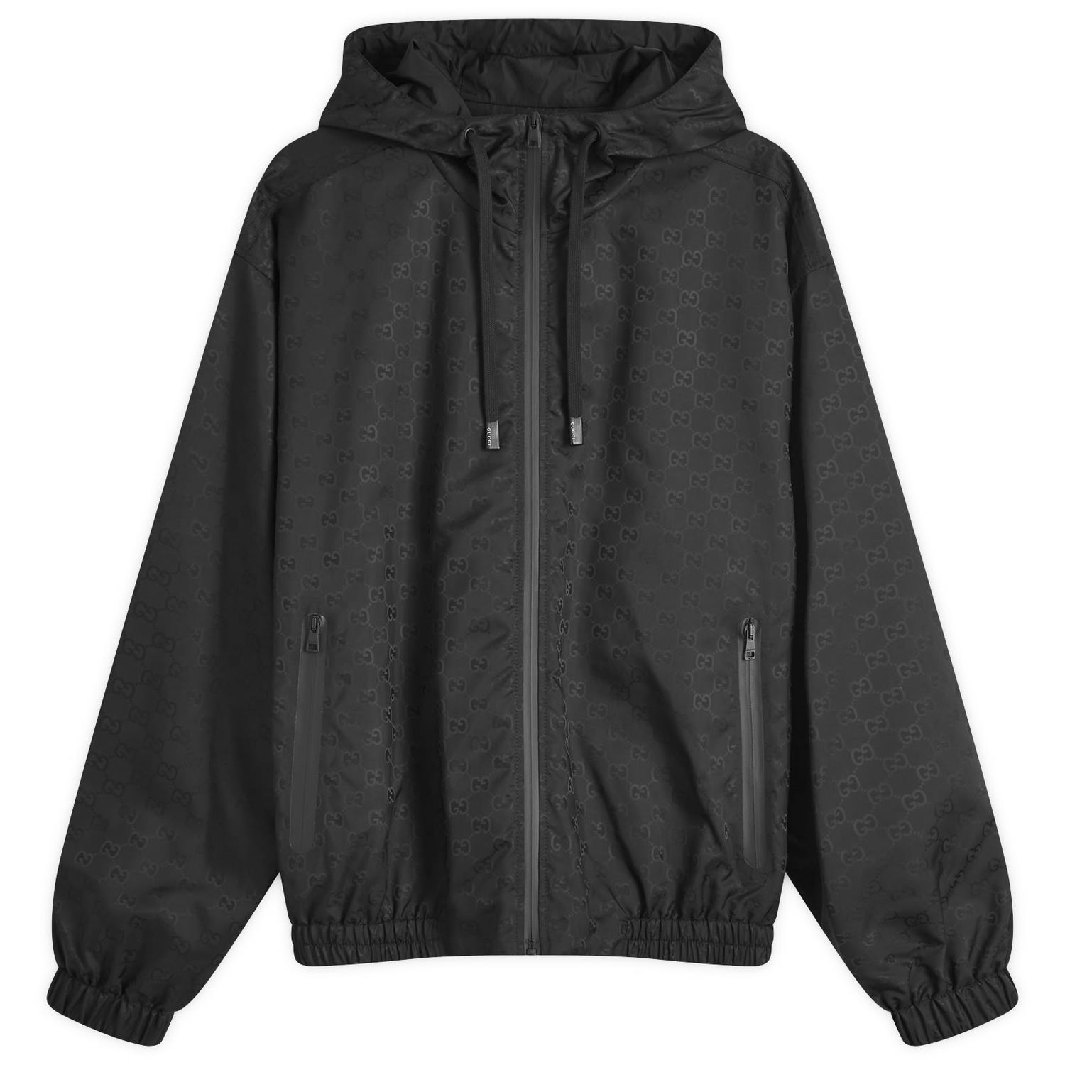 Bunda Gucci GG Jacquard Hooded Jacket Čierna | 784185-ZAQFS-1000, 0