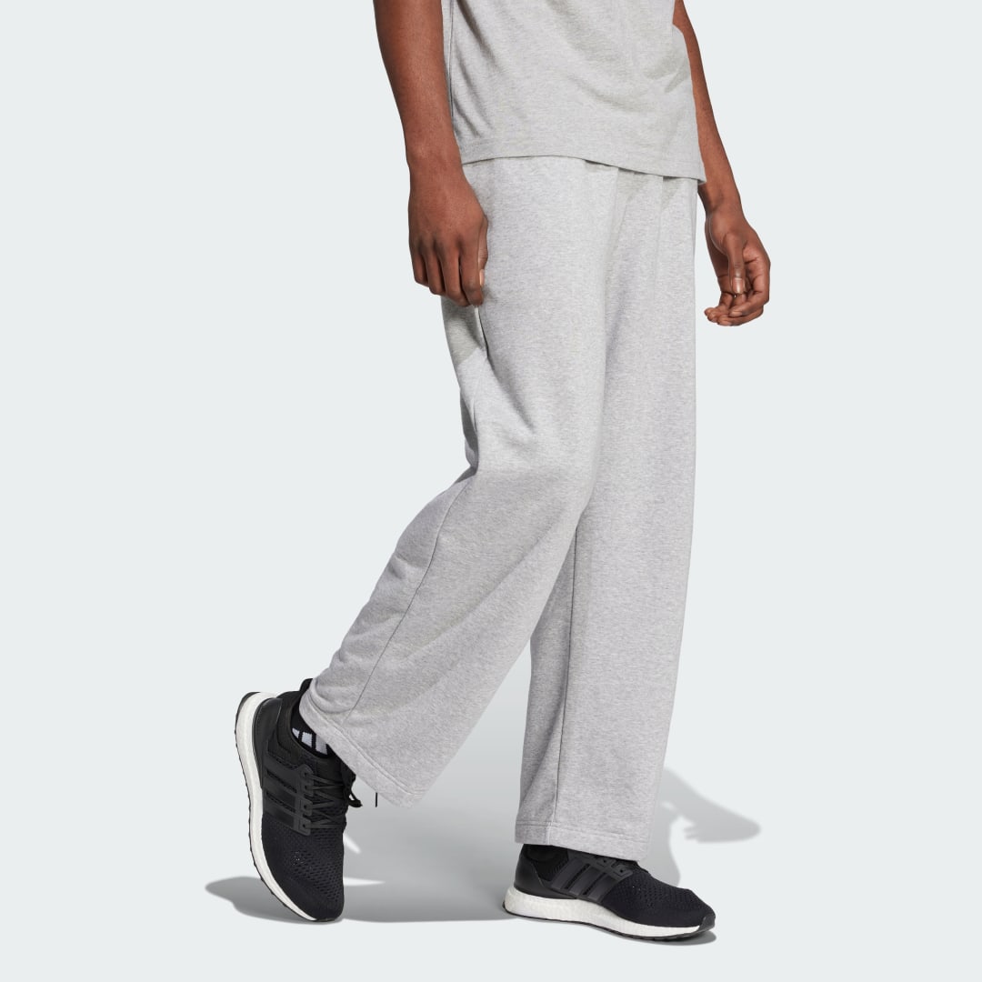 Tepláky adidas Performance Wide Leg Logo Joggers Šedá | JF3606, 1