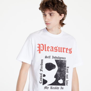 Tričko Pleasures Reality T-Shirt Biela | P22W062 WHITE, 1