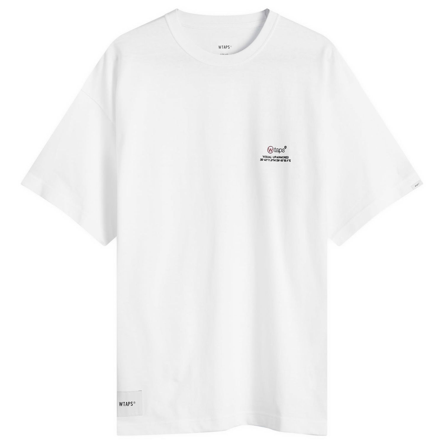 Tričko WTAPS Embroidered Logo T-Shirt Biela | 242ATDT-CSM03-WHT, 0