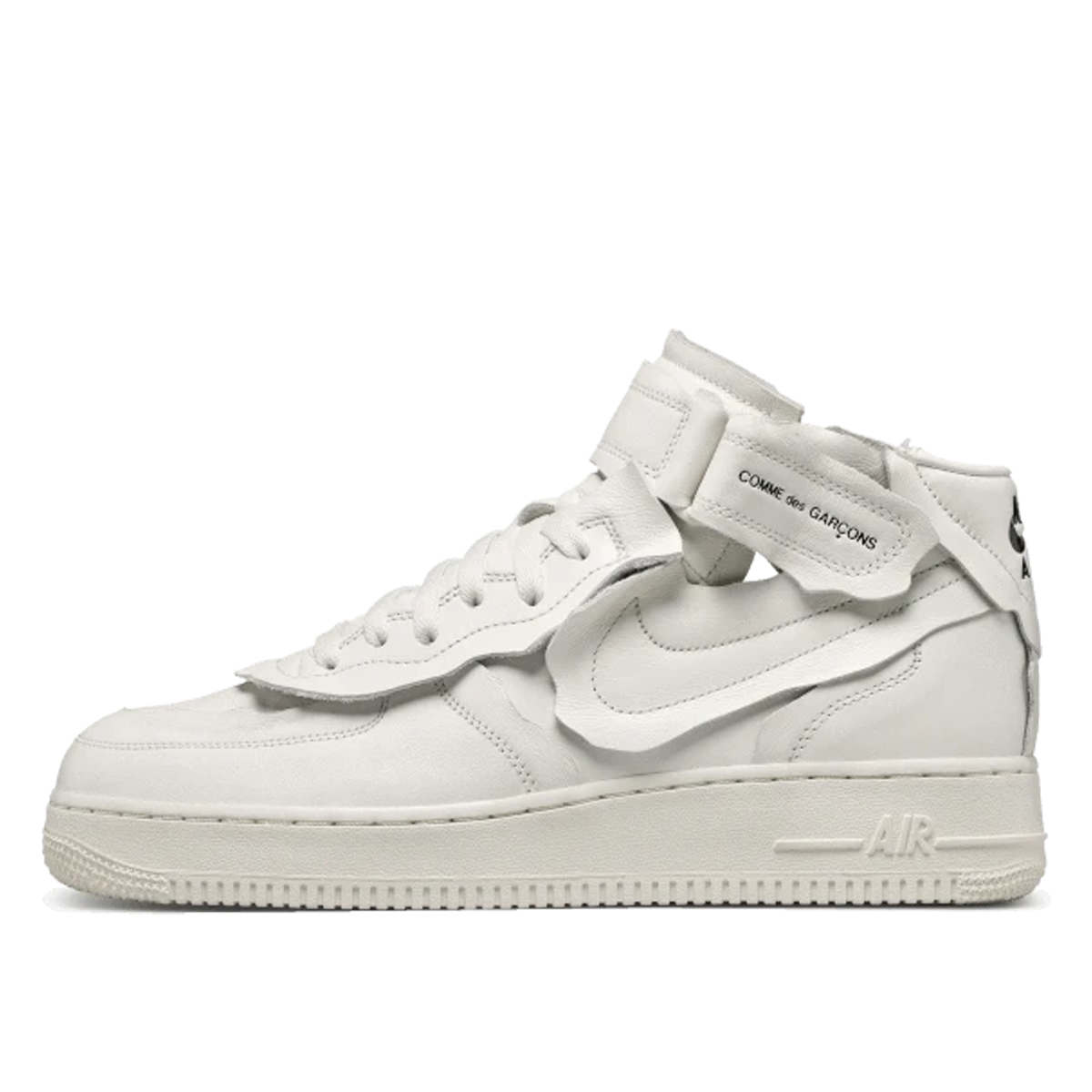 Tenisky a topánky Nike Comme des Garçons x Air Force 1 Mid "White" Biela | DC3601-100, 1
