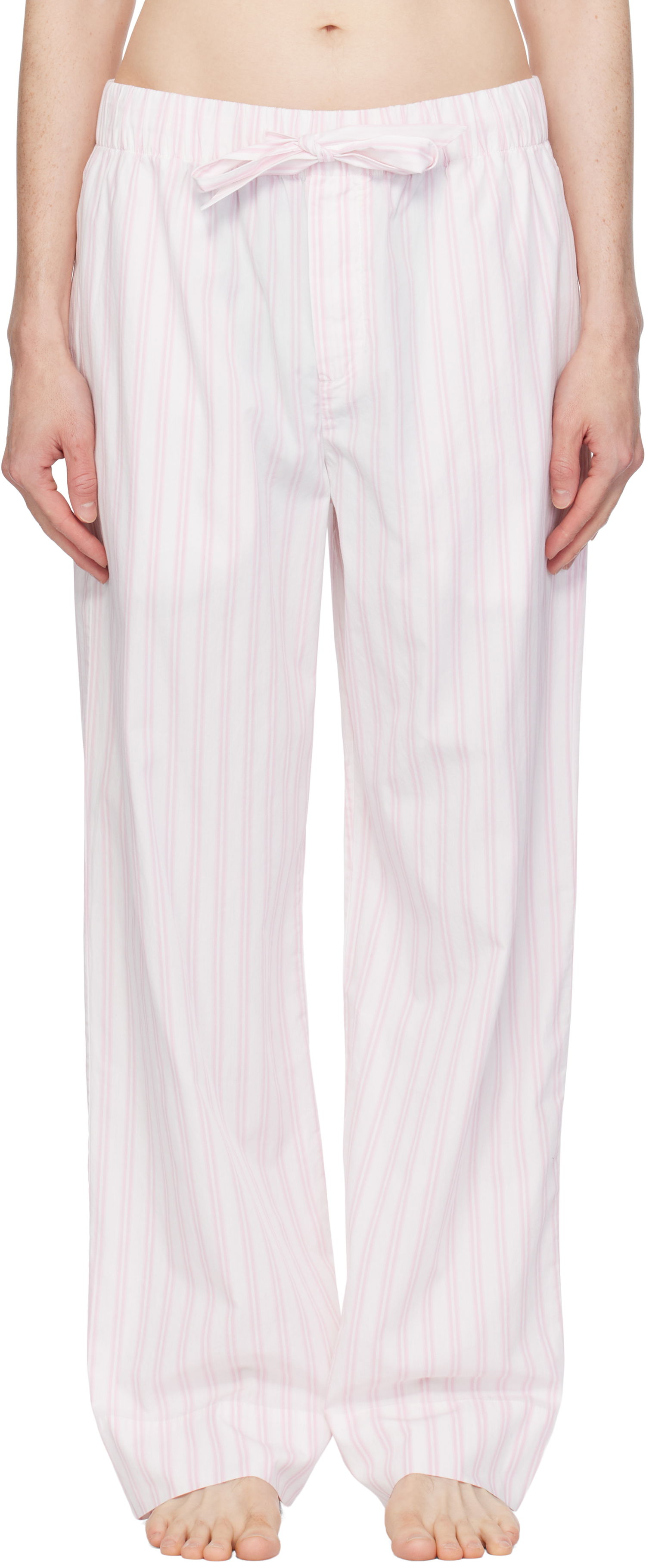 Pyžamo TEKLA Striped Pyjama Pants Biela | SWP-HAS, 0
