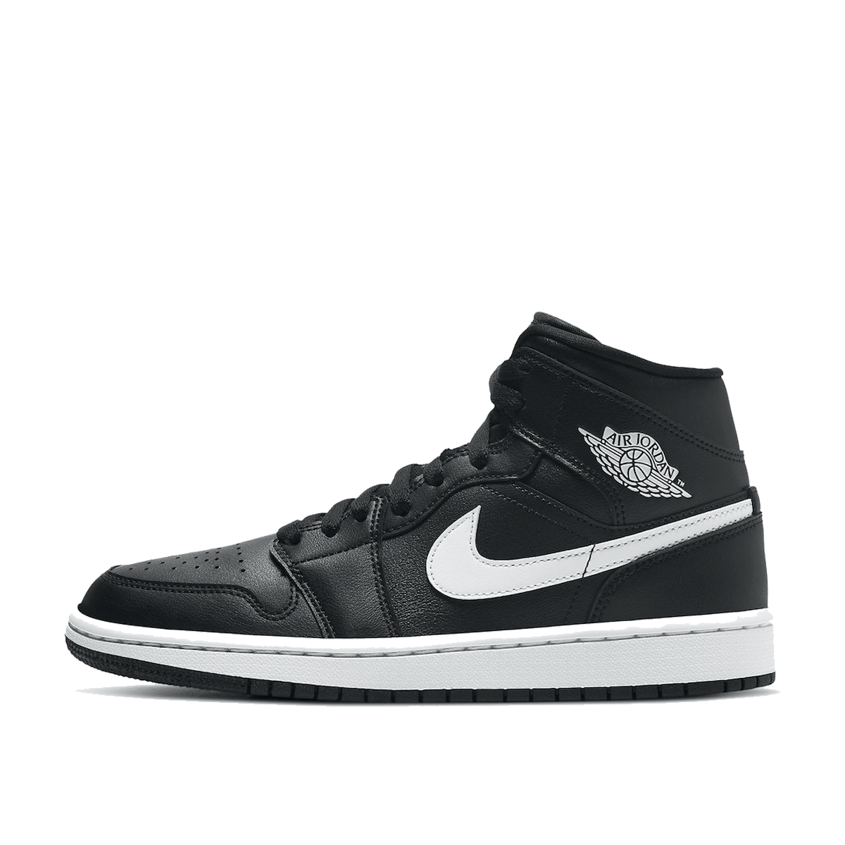 Air Jordan 1 Mid "Black White" W