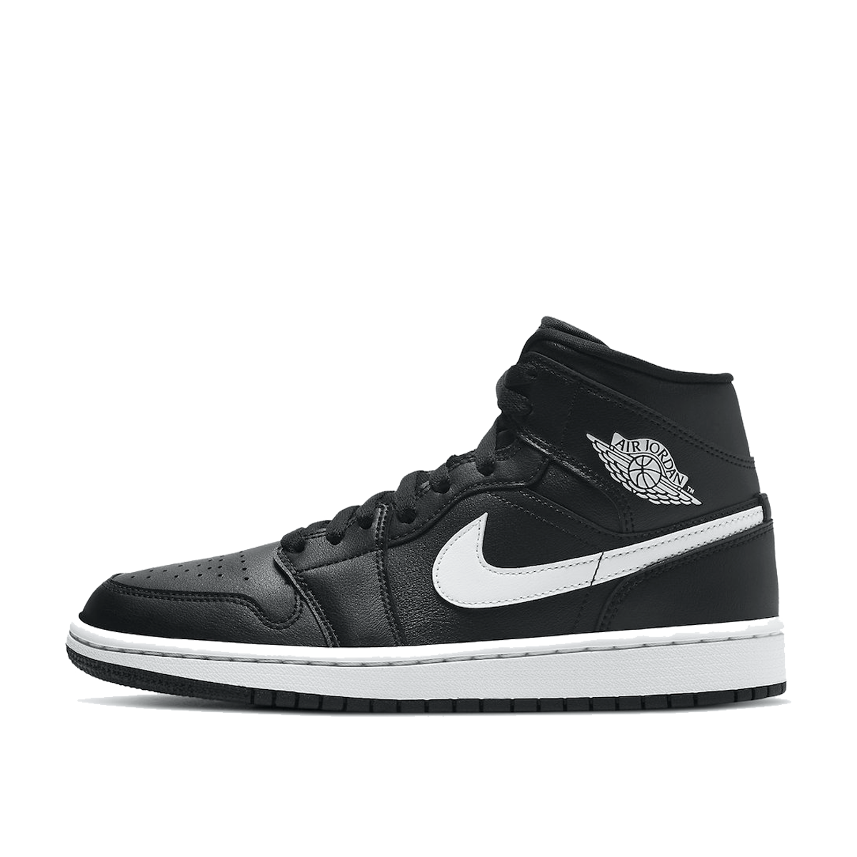 Tenisky a topánky Jordan Air Jordan 1 Mid "Black White" W Čierna | BQ6472-011, 1
