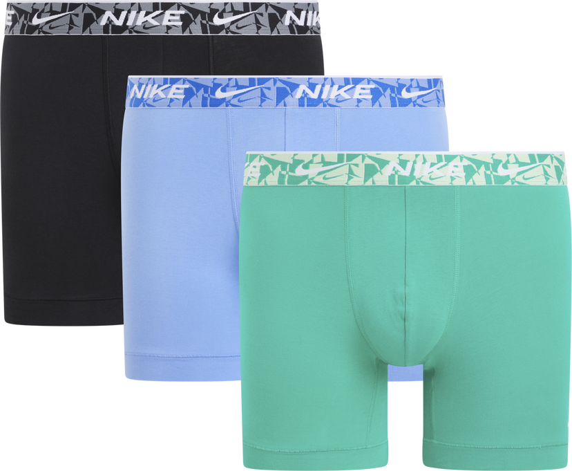 Boxerky Nike 3-Pack Stretch Cotton Boxer Briefs Modrá | 0000KE1007-5GJ