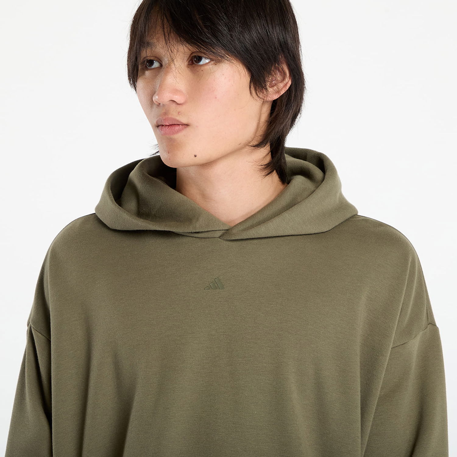 Mikina adidas Performance adidas Basketball Fleece Hoodie Zelené | JV6115, 1