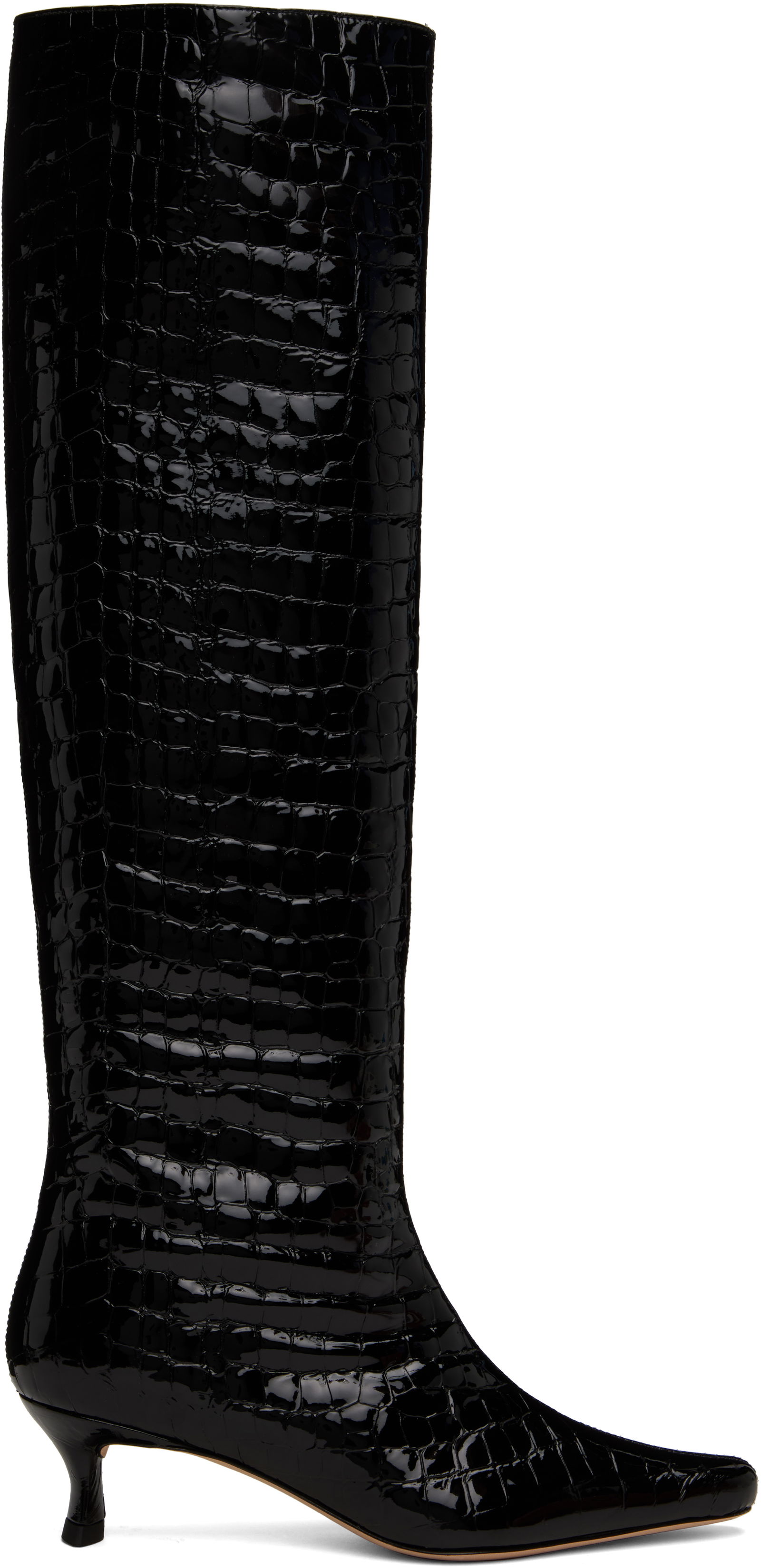 BY FAR Stevie 42 Tall Kitten Heel Boots