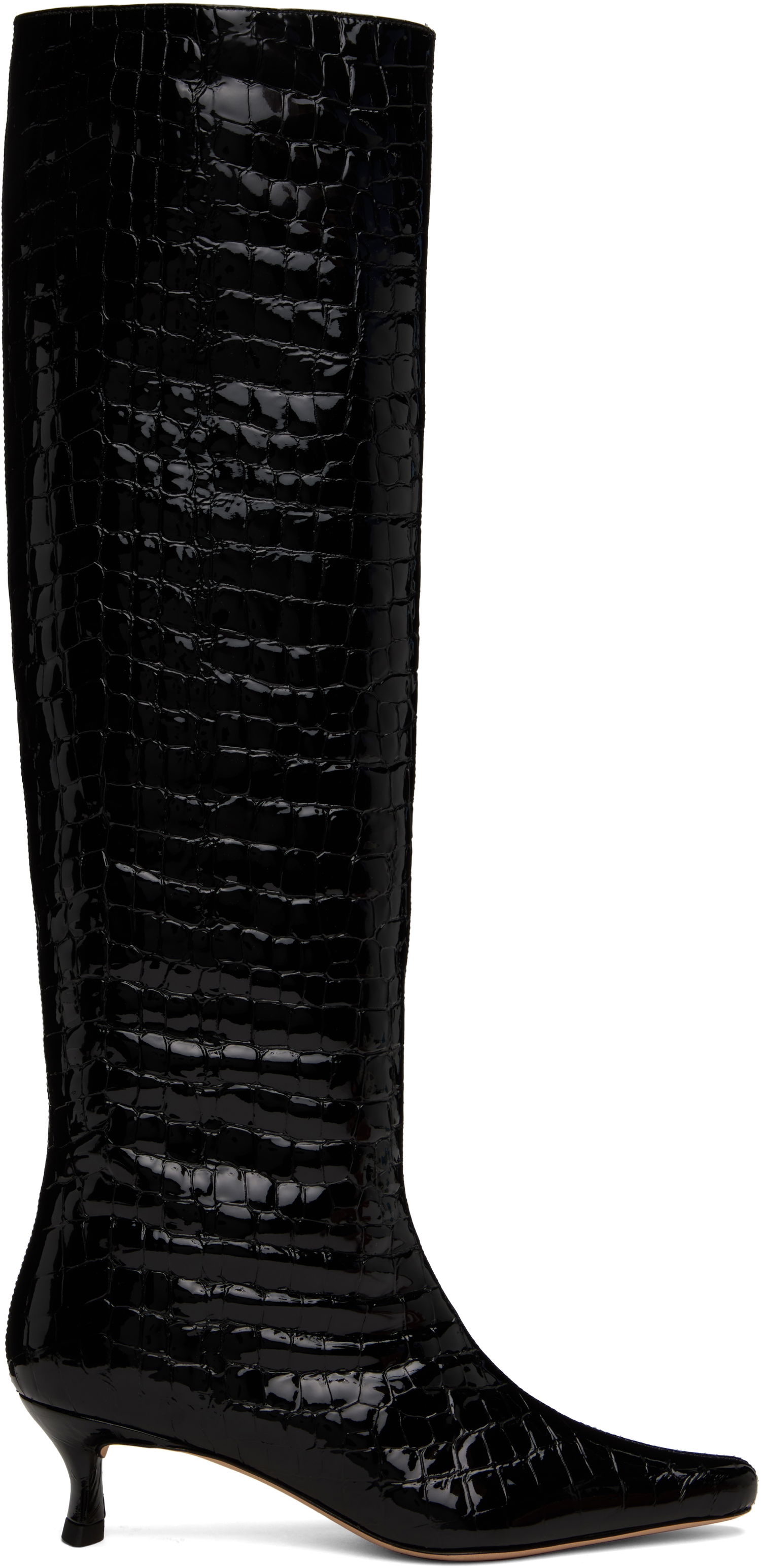 Tenisky a topánky BY FAR BY FAR Stevie 42 Tall Kitten Heel Boots Čierna | MWFBO066CL033BK001PL, 0