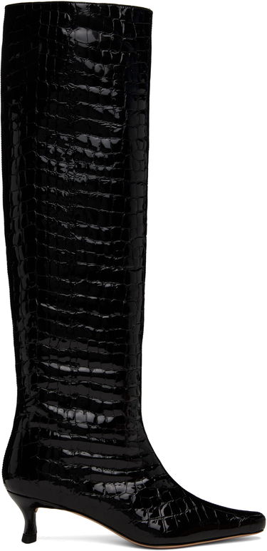 Tenisky a topánky BY FAR BY FAR Stevie 42 Tall Kitten Heel Boots Čierna | MWFBO066CL033BK001PL, 0