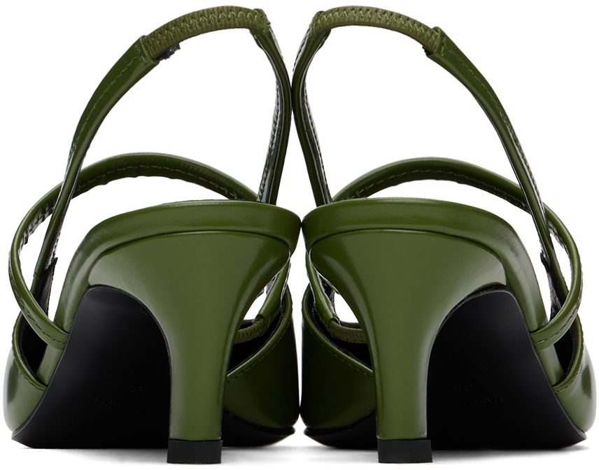 Tenisky a topánky TOTEME Sharp Slingback Pumps Zelené | 243-WAS821-LE0068, 1