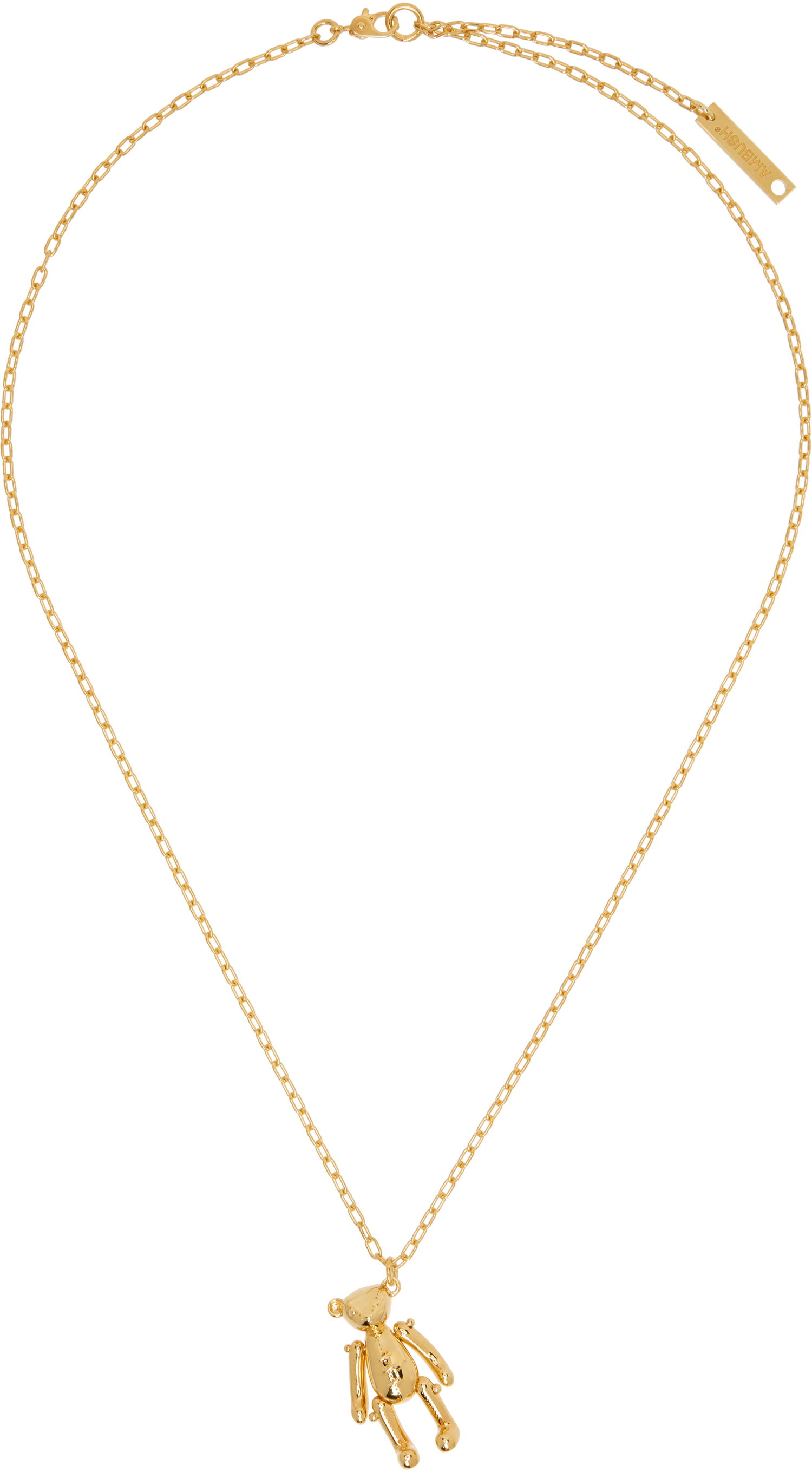 Náhrdelník Ambush AMBUSH Teddy Bear Charm Necklace Metalická | 12111144, 0