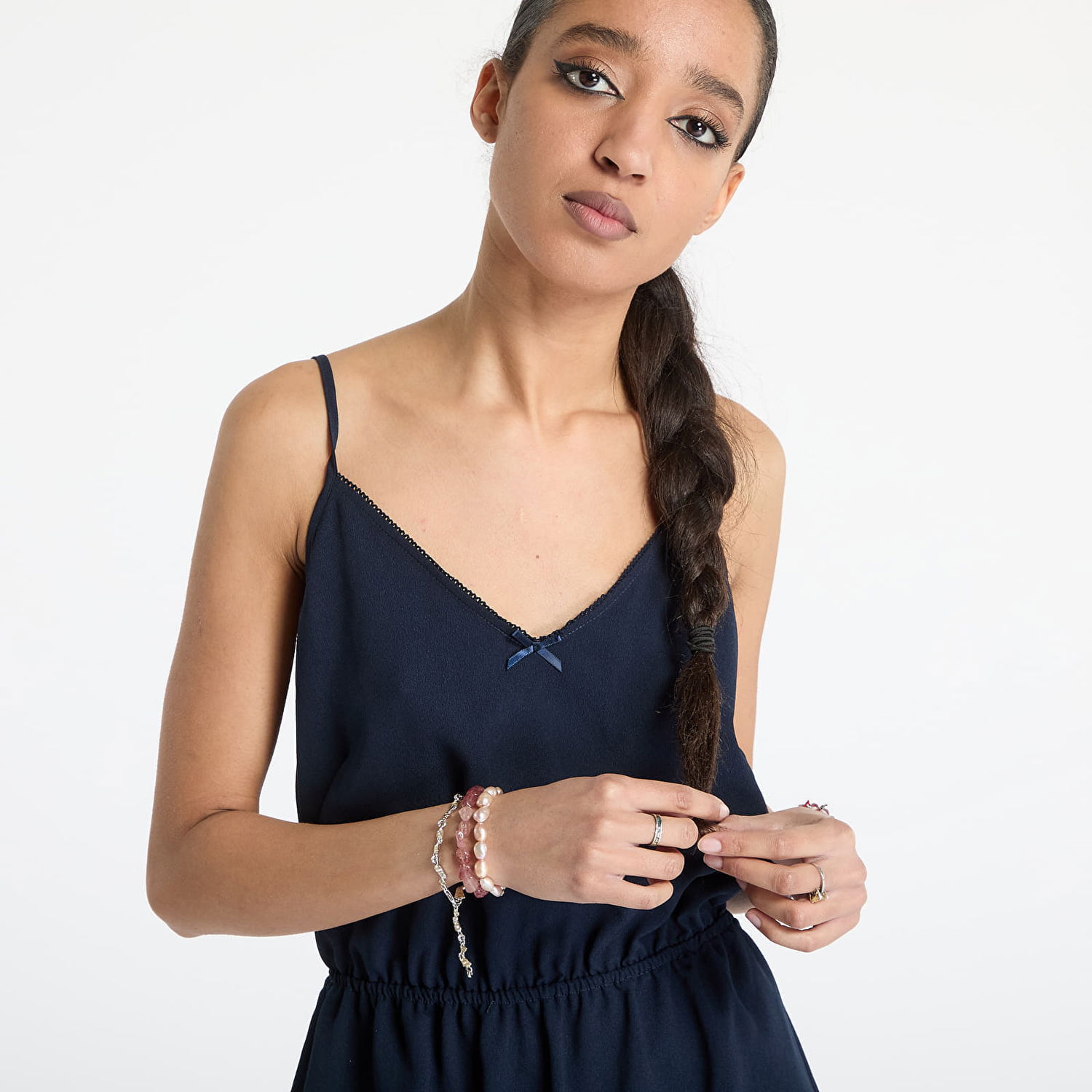 Šaty Tommy Hilfiger Tommy Jeans Essential Strap Dress Navy | DW0DW20613 C1G, 1