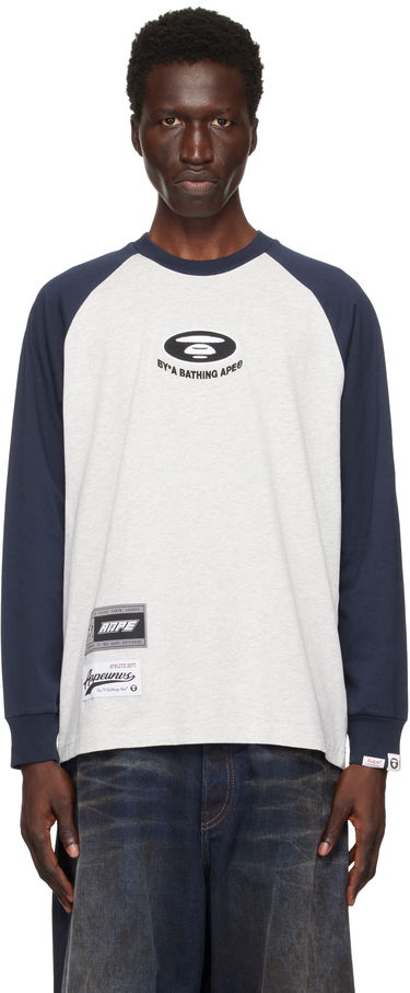 Mikina AAPE by A Bathing Ape AAPE by A Bathing Ape Main Raglan T-Shirt Šedá | AAPLTM1571XXNWH2, 0
