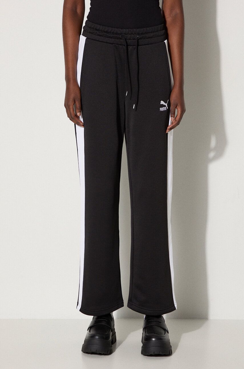 Tepláky Puma Iconic T7 Straight Leg Track Pants Čierna | 627996, 0
